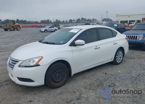 2013 Nissan Sentra Sv z USA, uszkodzony, nr VIN 3N1AB7AP5DL624200